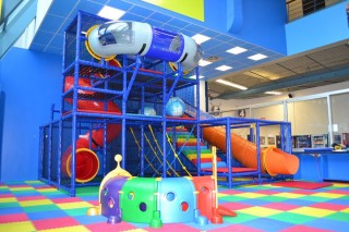 Compact 3-Level Indoor Playground