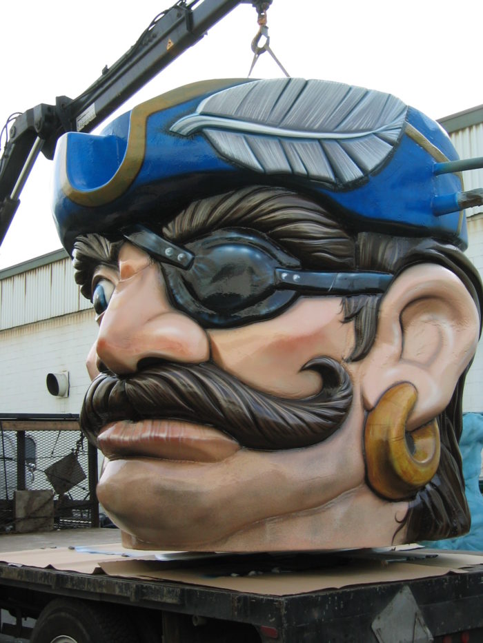 Themed Pirate Head
