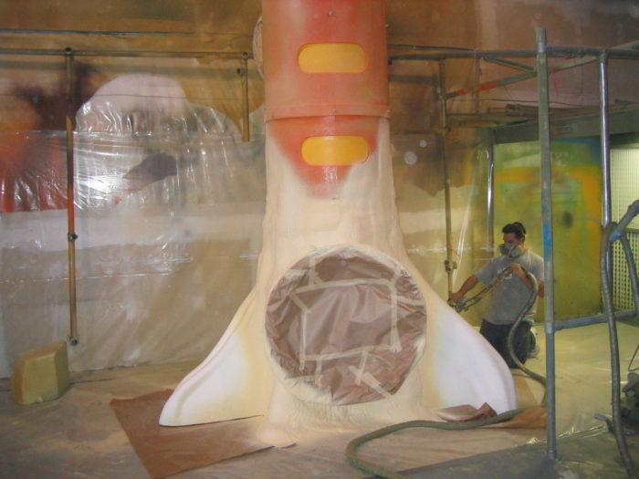 Airbrushing Underway