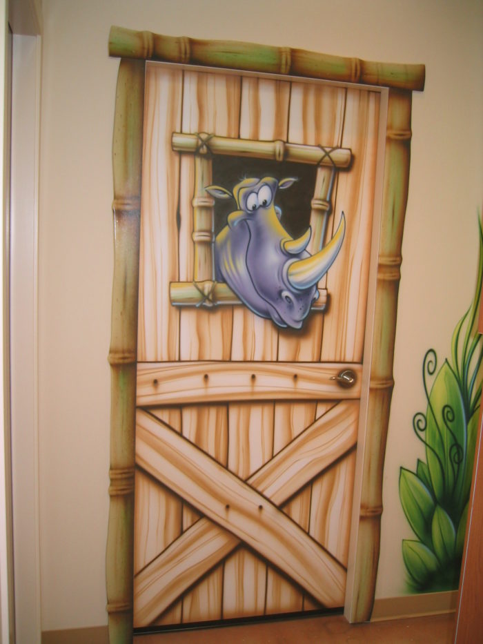 Jungle Themed Door