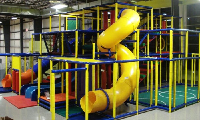Indoor Playground With Sport Court