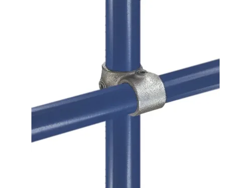 galvanized pipe clamp #45 crossover fitting for 90-degree horizontal pipe intersections