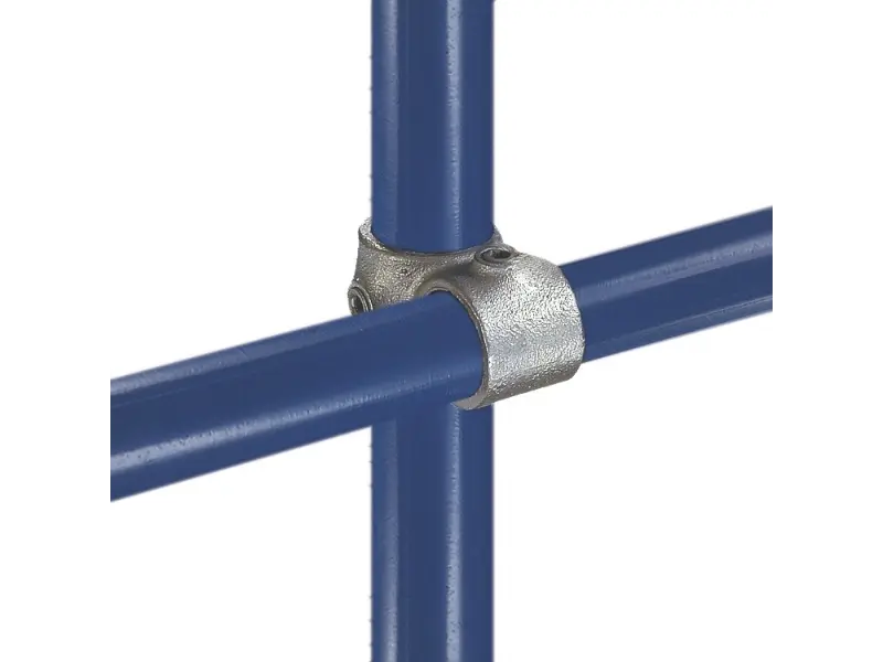 galvanized pipe clamp #45 crossover fitting for 90-degree horizontal pipe intersections
