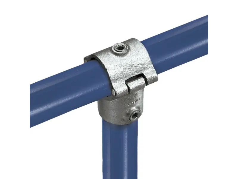 galvanized pipe clamp A10 split single socket tee for 90-degree pipe connections