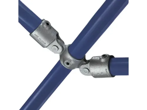 galvanized pipe clamp C51 double swivel socket for adjustable pipe connections