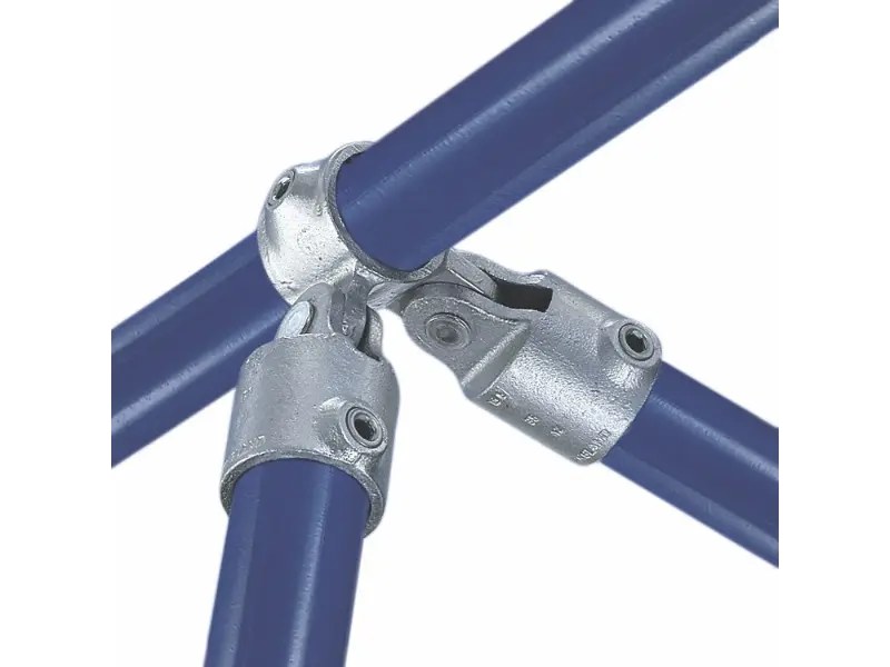 galvanized pipe clamp C52 corner swivel socket for adjustable angled pipe connections