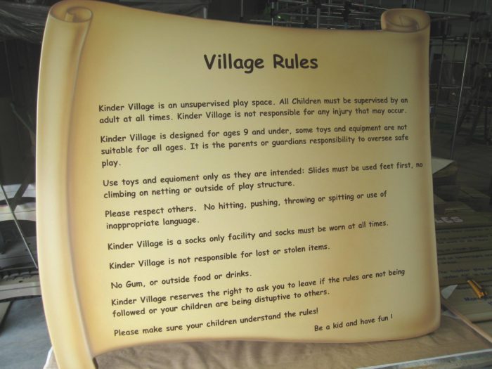 Rules Sign (3)
