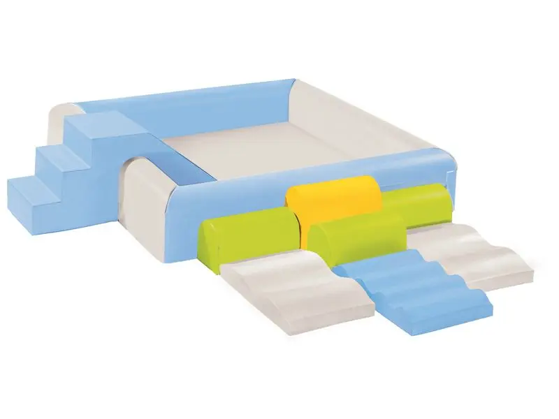 Adventure Ball Pool soft foam ball pool and climbing structure for toddlers promoting motor development and sensory exploration in indoor play areas.