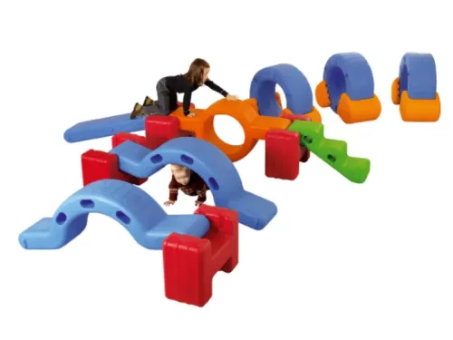 outdoor plastic cave structure encouraging crawling, imaginative exploration, and active gross motor play in outdoor settings