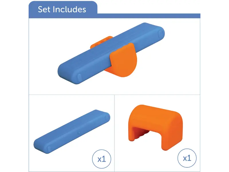 outdoor seesaw kit designed to promote coordination, shared play, and active gross motor engagement