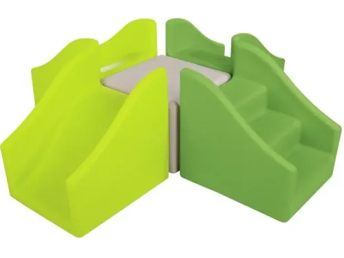 modular plastic climbing crossroads encouraging coordinated stepping, spatial awareness, and confident gross motor play