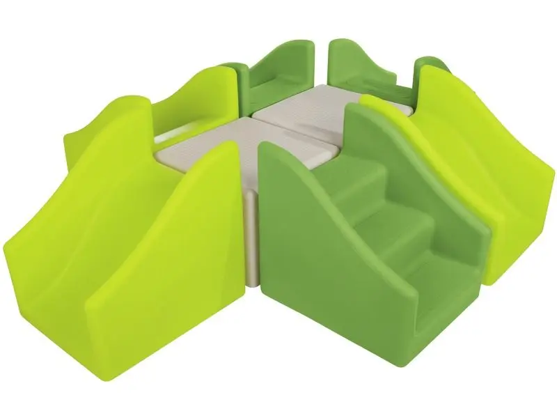 Large molded Babixplore pathway set designed for indoor–outdoor climbing, balance practice, and early gross-motor exploration