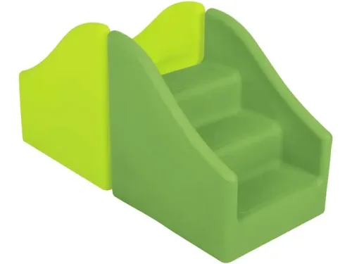 durable plastic step-and-slide kit supporting early climbing, balance practice, and beginner gross motor play