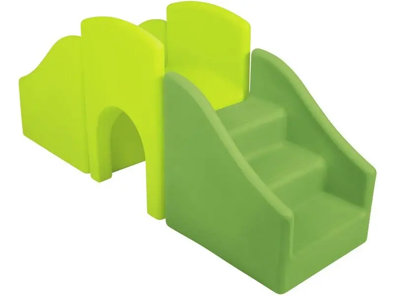 durable plastic viaduct bridge offering a raised crawling pathway that supports balance, coordination, and early movement exploration