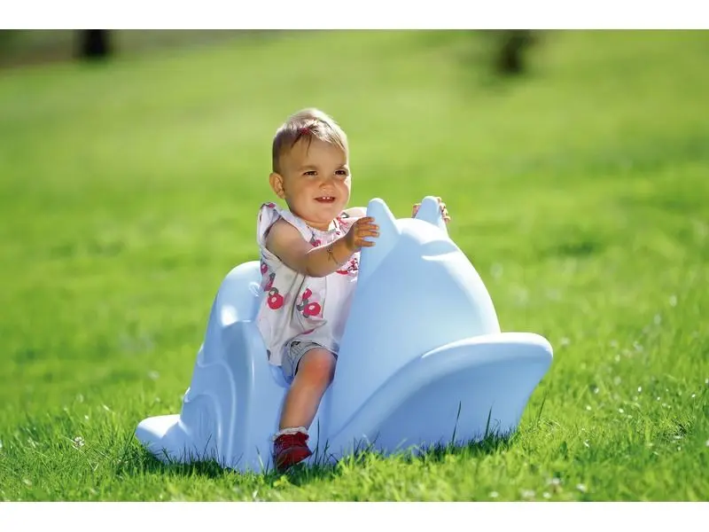 Baby Rocker lightweight rocker for toddlers encouraging balance and safe physical exploration indoors or outdoors.