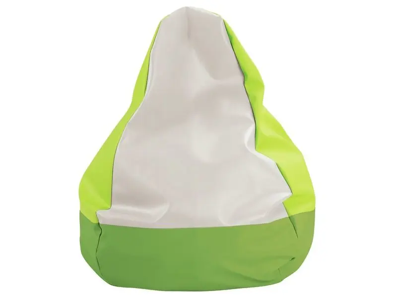 green beanbag chair providing enveloping support and deep pressure comfort for relaxation and focus