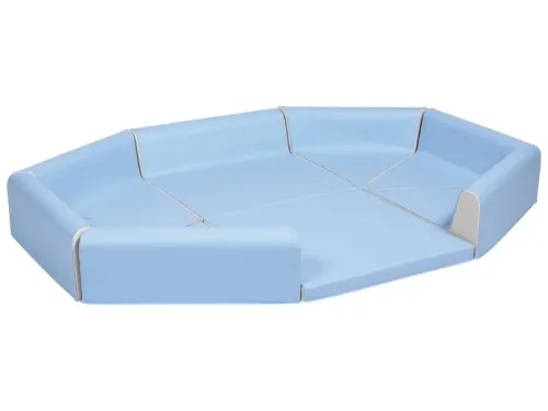 Circus Babyseat soft foam seat in blue providing safe, supportive seating for infants and toddlers in classrooms and therapy spaces.