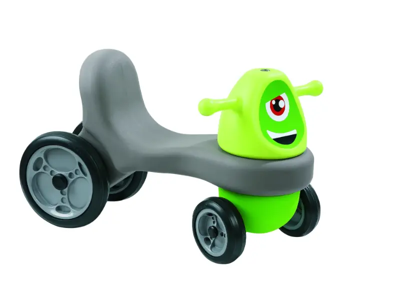 Dynamo Pushalong green toddler pushalong encouraging balance, coordination, and independent movement in early learners.