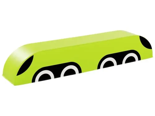 Foam Car Tchou soft foam ride-on supporting balance, coordination, and creative motor play in toddlers.
