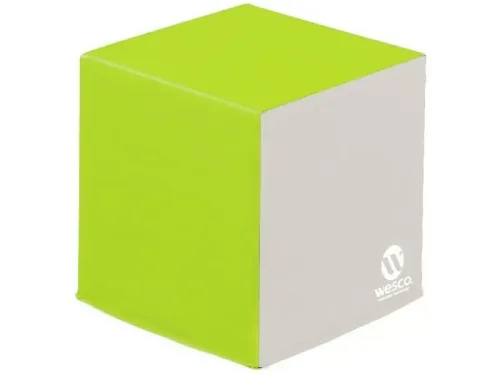 sturdy foam cube perfect for stacking, balancing, or seating during creative play and sensory exploration