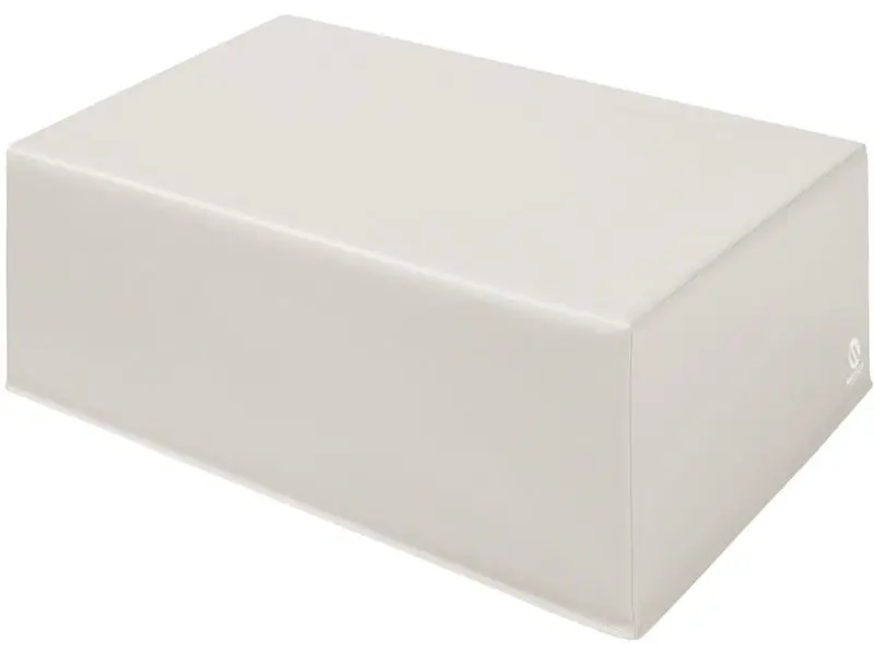 tall foam block featuring built-in cutouts for climbing, crawling, and sensory adventure play that strengthens coordination and confidence