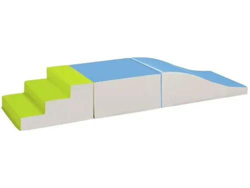 elevated soft foam platform kit designed for stepping, balance building, and multi-level movement play