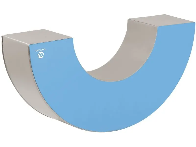 curved foam semi-circle supporting balance, climbing, and imaginative play that promotes coordination and movement confidence