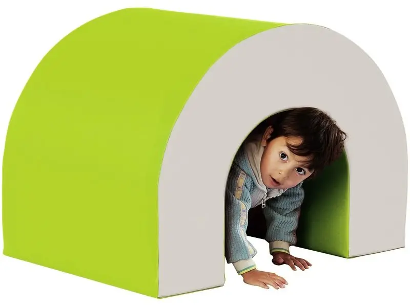 soft foam tunnel inviting crawling, hiding, and adventure play while supporting gross-motor development and sensory exploration