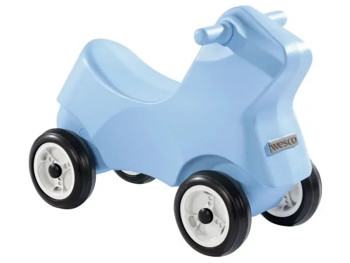 Illico Ride-On blue toddler pushalong promoting coordination, strength, and balance in early-learning environments.