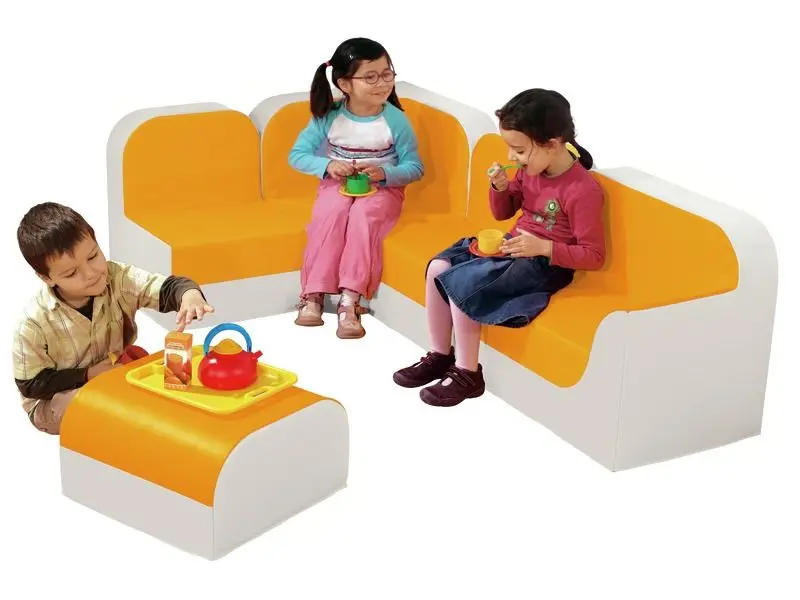 large modular corner sofa set designed for comfort, collaboration, and flexible seating in learning or play environments
