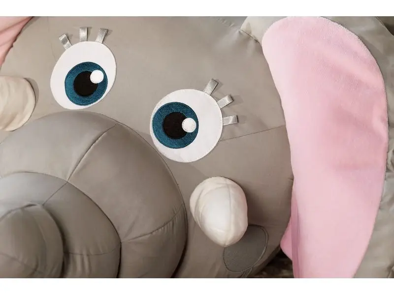 gentle foam elephant cushion encouraging balance, comfort, and emotional regulation