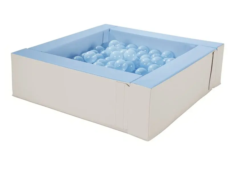 Mini Ball Pool soft foam play pool with low sides for toddlers to enjoy safe sensory play while developing balance, coordination, and confidence.