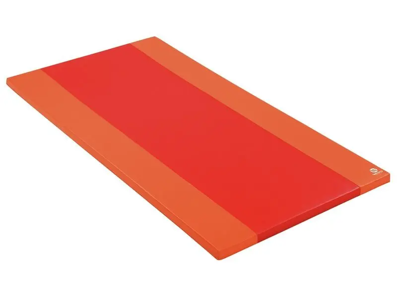 red foam pathway mat promoting gross-motor exploration, spatial awareness, and confidence during group or solo play