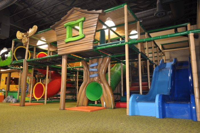 Woodsy Themed Playground
