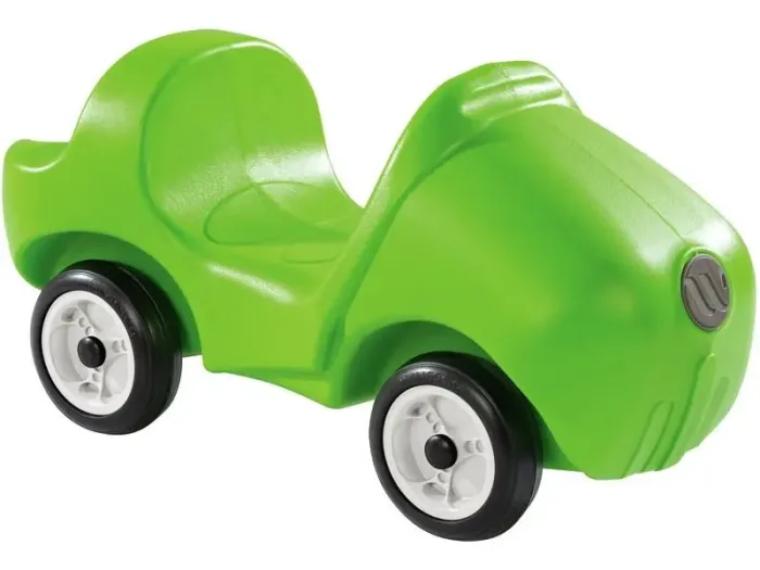 Presto Rider green ride-on for toddlers enhancing balance, coordination, and motor skills during safe, active play.