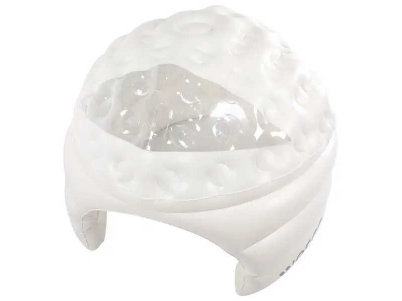 lightweight inflatable igloo providing gentle containment and a soothing low-light environment