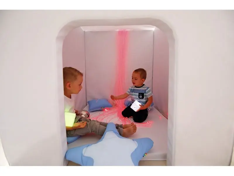 sensory enclosure fostering mindfulness, creativity, and a sense of personal space