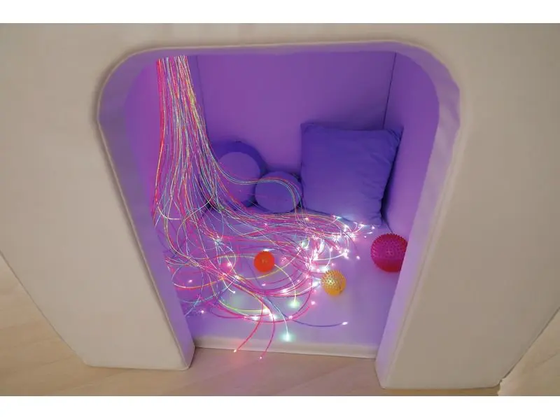 enclosed sensory space enhancing emotional grounding and safe independent play