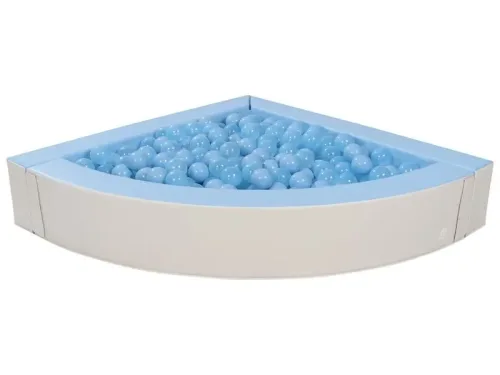 Small Corner Ball Pool soft foam ball pool designed to fit neatly in corners, providing toddlers a safe and cozy space for sensory play and coordination.