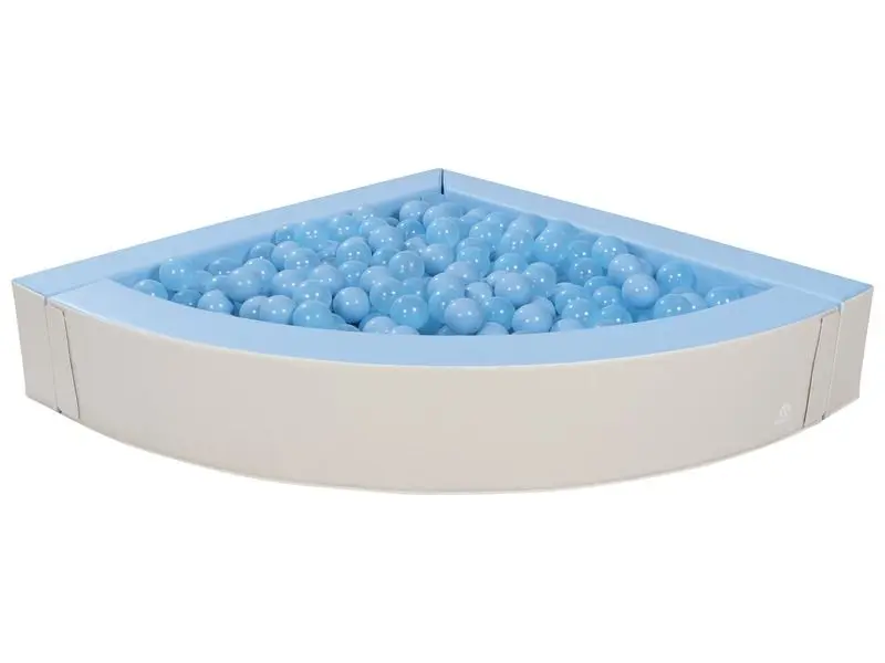 Small Corner Ball Pool soft foam ball pool designed to fit neatly in corners, providing toddlers a safe and cozy space for sensory play and coordination.