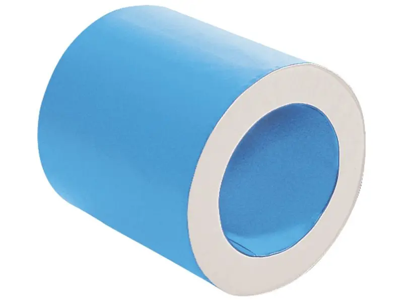 soft blue foam barrel providing sensory feedback and fun movement challenges for early learners