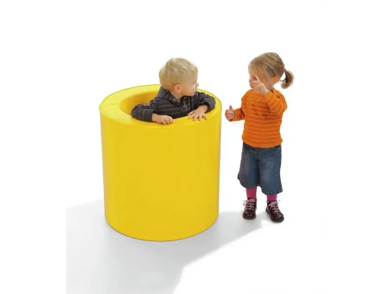 lightweight foam barrel promoting balance, mobility, and playful sensory discovery in safe environments