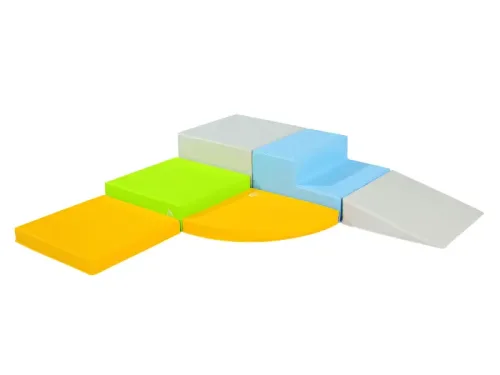 soft foam curved play kit designed for crawling, stepping, and coordinated movement through gentle, sensory-friendly pathways