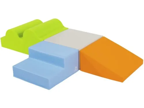 soft foam balance crossing kit designed for early coordination, stepping practice, and gentle movement exploration in toddler play spaces