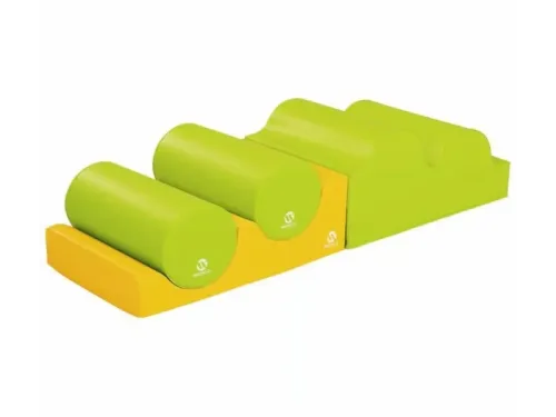 modular foam roller kit designed for crawling, balance, and movement development in sensory-friendly spaces