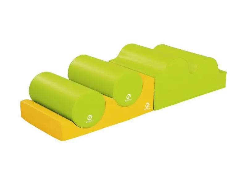 modular foam roller kit designed for crawling, balance, and movement development in sensory-friendly spaces