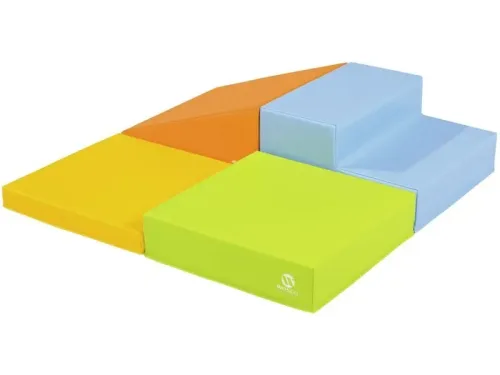 soft foam incline and decline kit designed for crawling, sliding, and early balance development in sensory play spaces