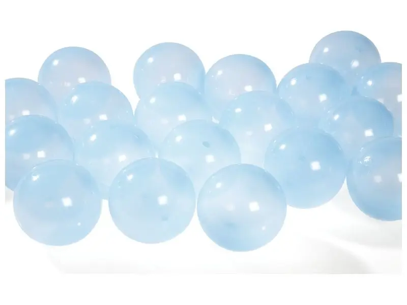 Transparent Ball Pool Balls for sensory play and light reflection in toddler ball pits and early-learning spaces.