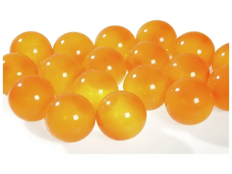 Transparent Ball Pool Balls for sensory play and light reflection in toddler ball pits and early-learning spaces.
