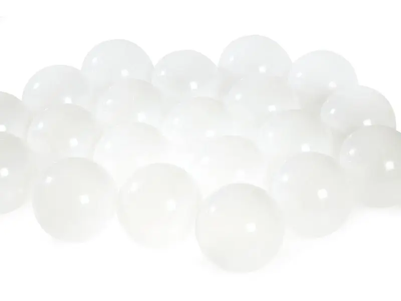 Transparent Ball Pool Balls for sensory play and light reflection in toddler ball pits and early-learning spaces.